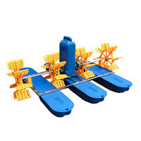 Aquaculture Water Wheel Pond Aerator Paddle Wheel 45AH